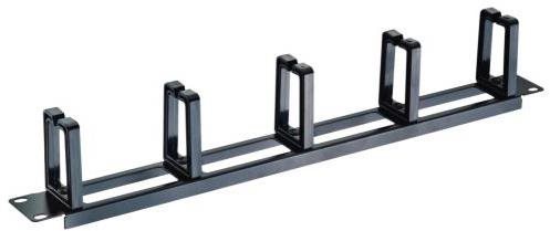 CTnet 19‘‘ vyvazovací panel 1U, 5 × plastový háček