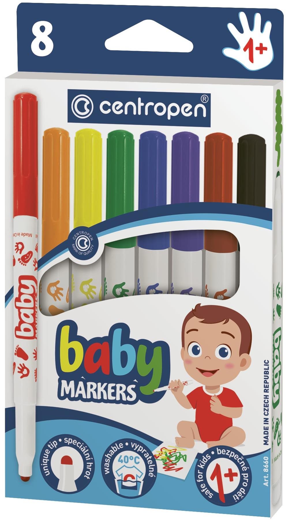 CENTROPEN Baby značkovač 8660 8 ks