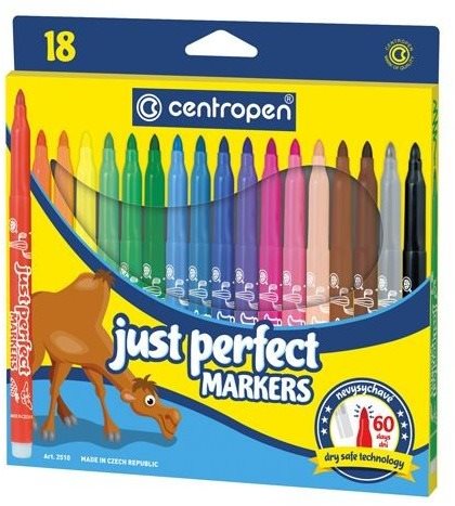 CENTROPEN popisovače Perfect 2510 nevysychavé 18 ks