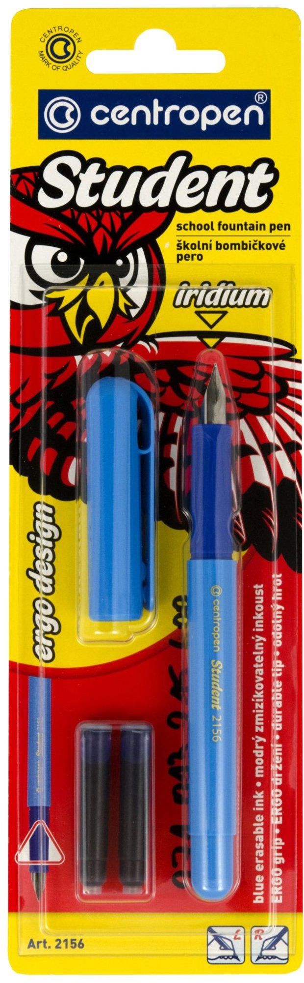 CENTROPEN STUDENT 2156 + 2 bombičky (náhodná barva pera)