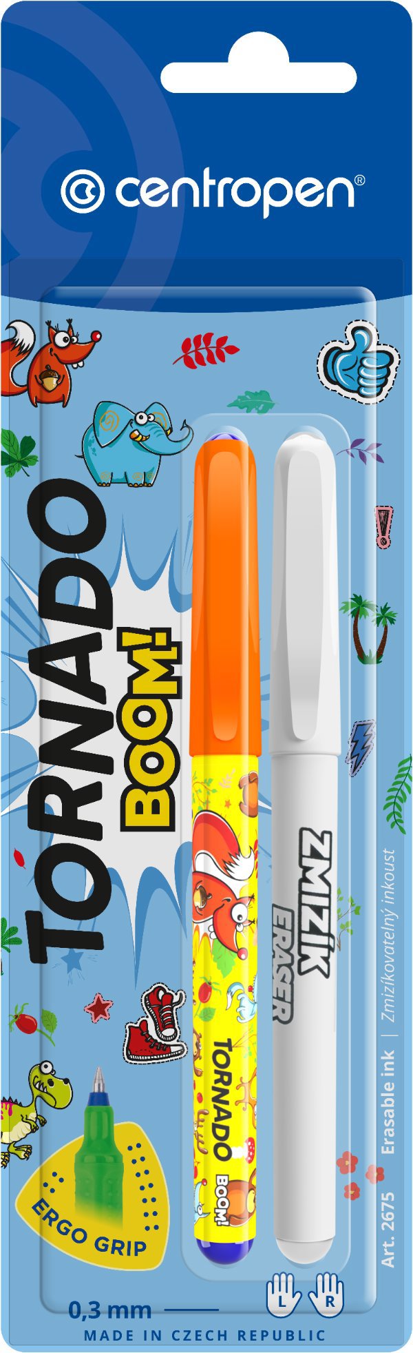 CENTROPEN Tornado boom! 2675 + zmizík (náhodná barva pera)