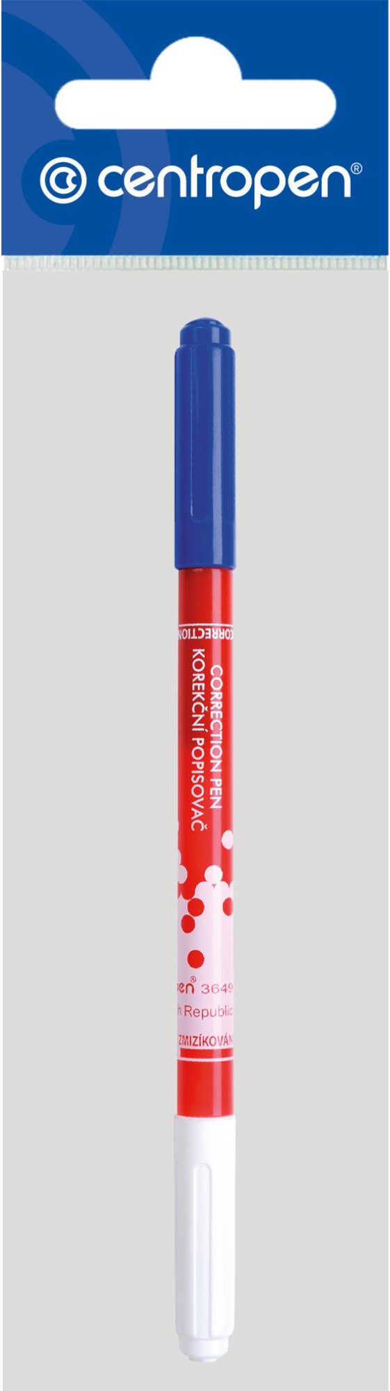 CENTROPEN zmizík s korekčním popisovačem 3649