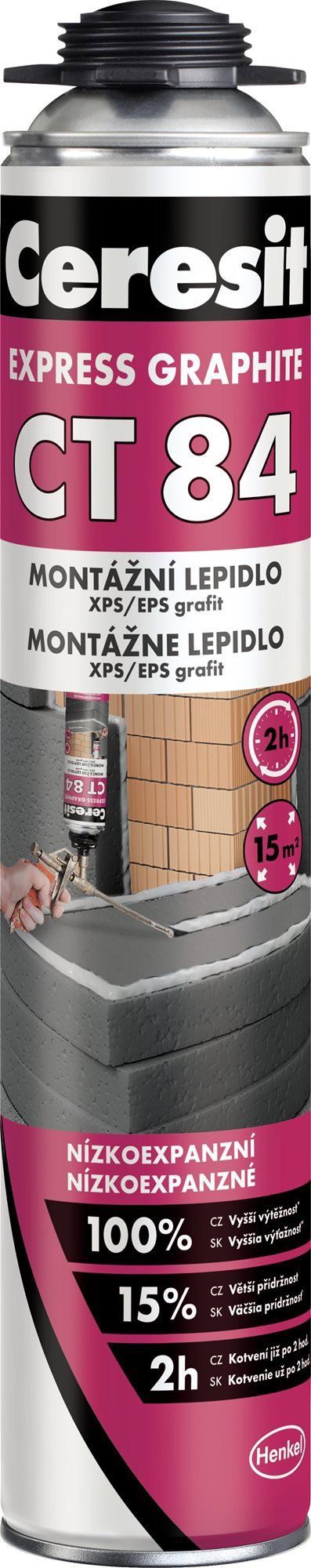 Ceresit Polyuretanové lepidlo CT 84 Express Graphite