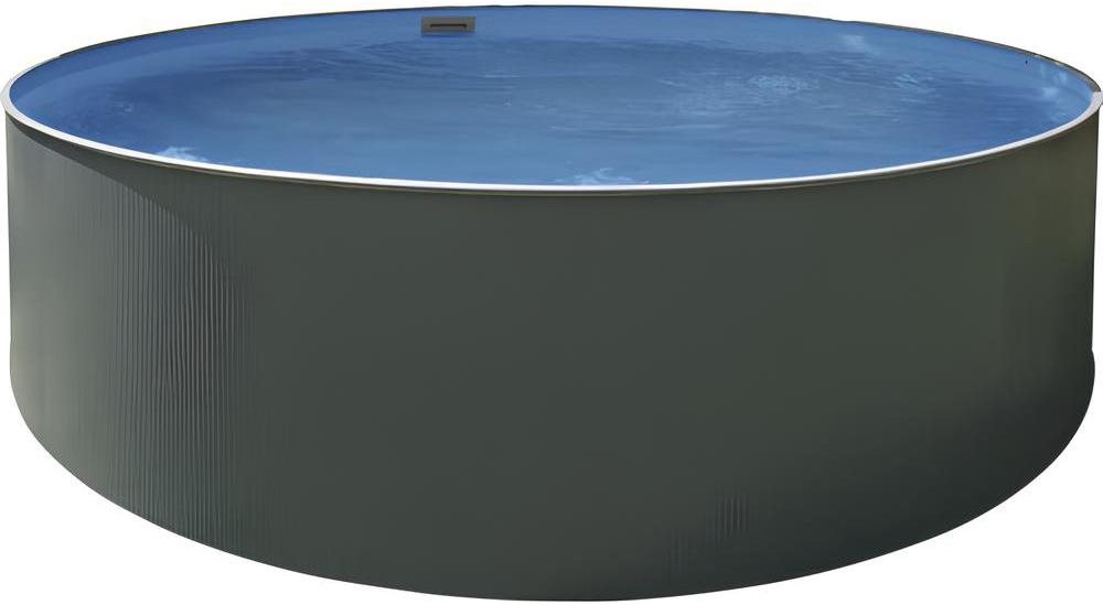 CF GROUP Bazén s konstrukcí Antrazit/Blue 450 × 122 cm