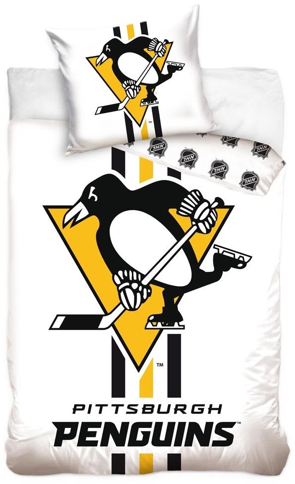Kaptan Hokejové povlečení NHL Pittsburgh Penguins White