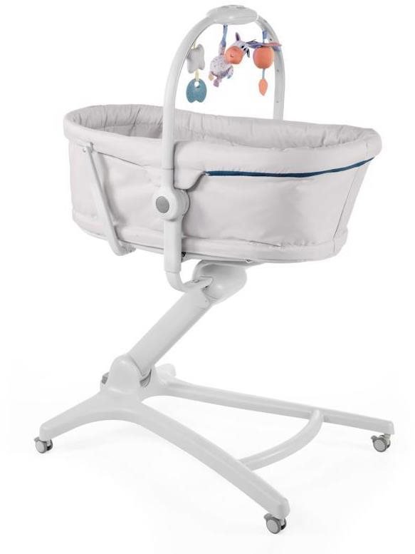 CHICCO Postýlka/lehátko/židlička Baby Hug 4v1 - Glacial