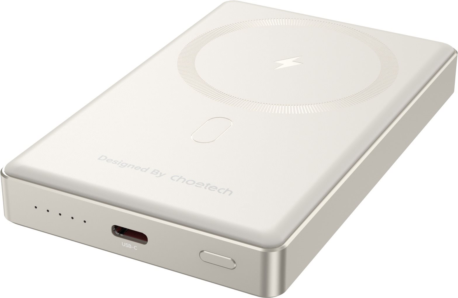 ChoeTech MagLeap Wireless 10000mAh Fast Charge + PD3.0 (20W) Ultra-thin 14.6mm, bílá