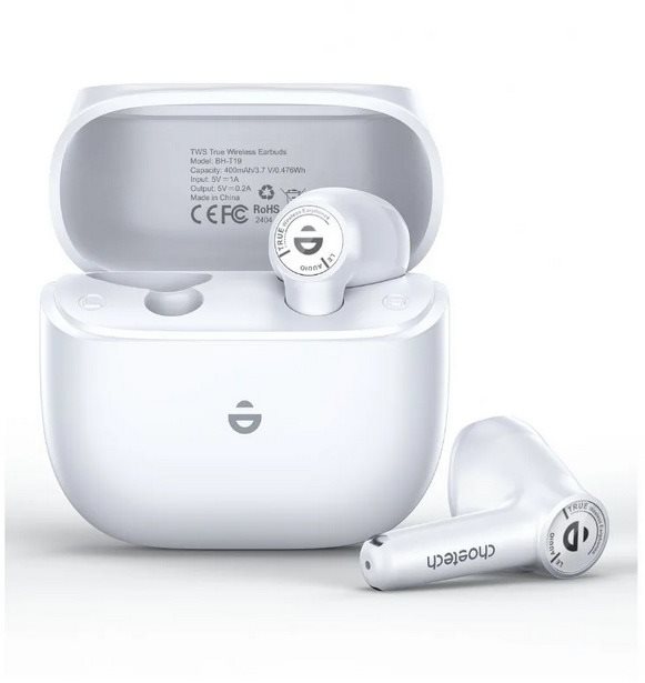 ChoeTech BH-T19 bílá - sleva 50% v CHOETECH