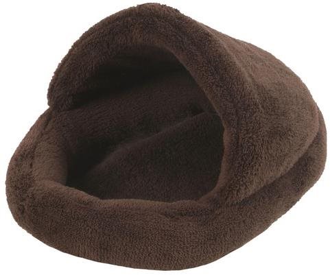 Fenica Pelíšek papuče hnědá 26 × 34 cm