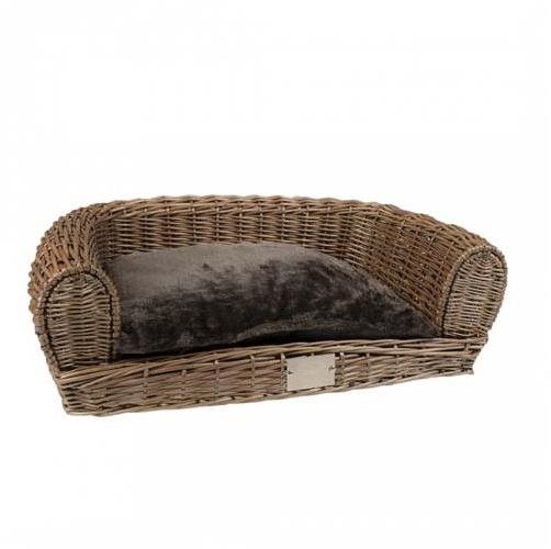 DUVO+ Provence Wicker Sofa & Cushion 64 × 43 × 19 cm