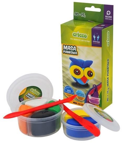 CRICCO pěnová, sada Sova, 6 barev