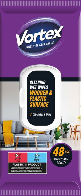 VORTEX Ubrousky na dřevo a nábytek 48 ks