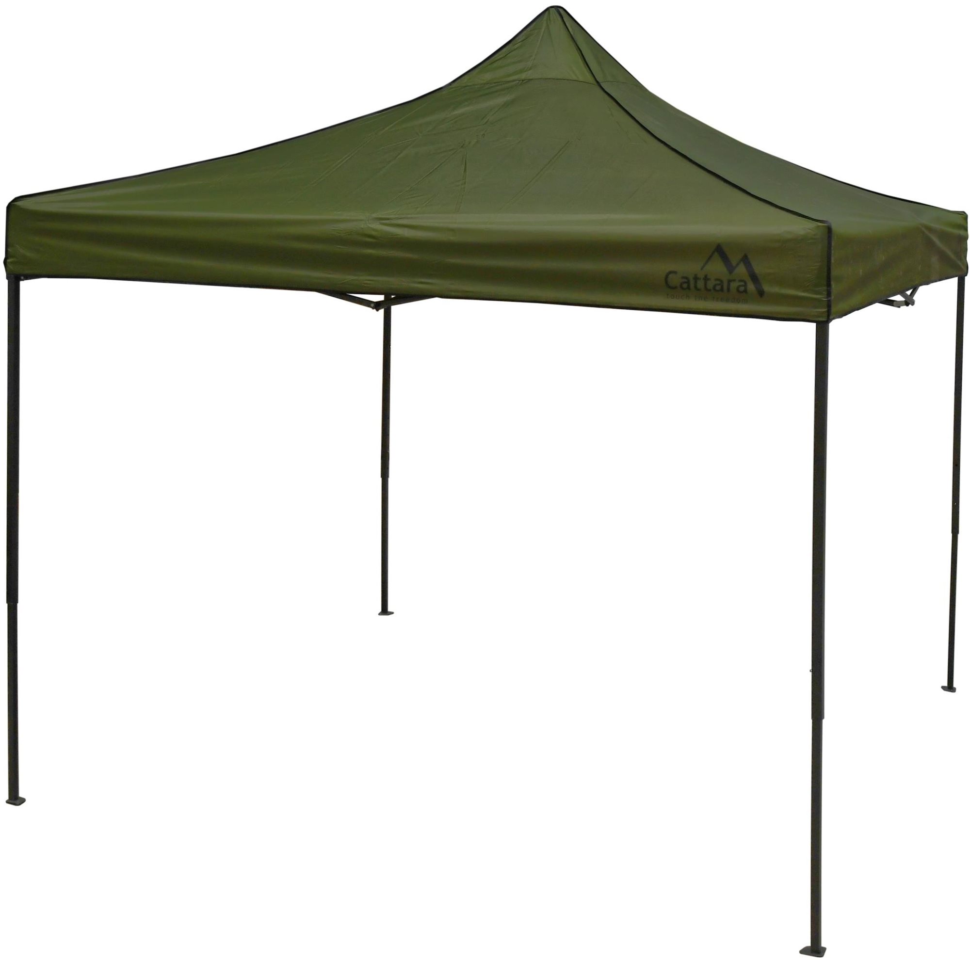 CATTARA Párty stan nůžkový 3x3m zelený WATERPROOF