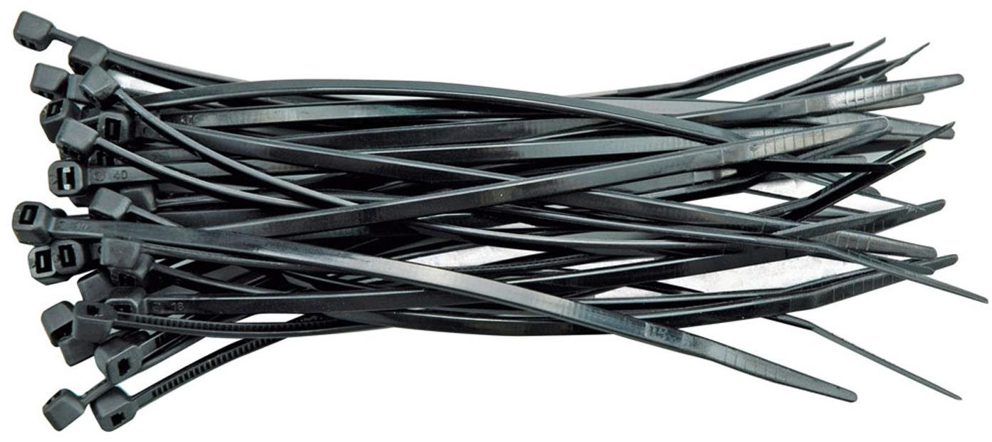 VOREL Páska stahovací 150 x 2,5 mm 100 ks černá TO-73893