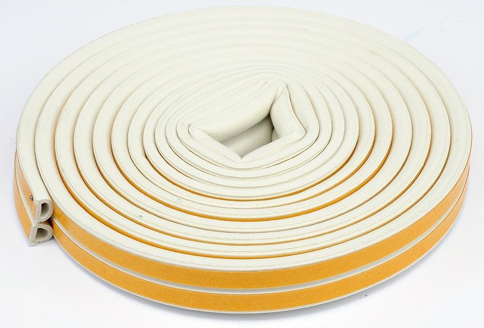 VOREL Těsnění do oken a dveří samolepící 9x7,4mm TYP D bílé 6M TO-76752