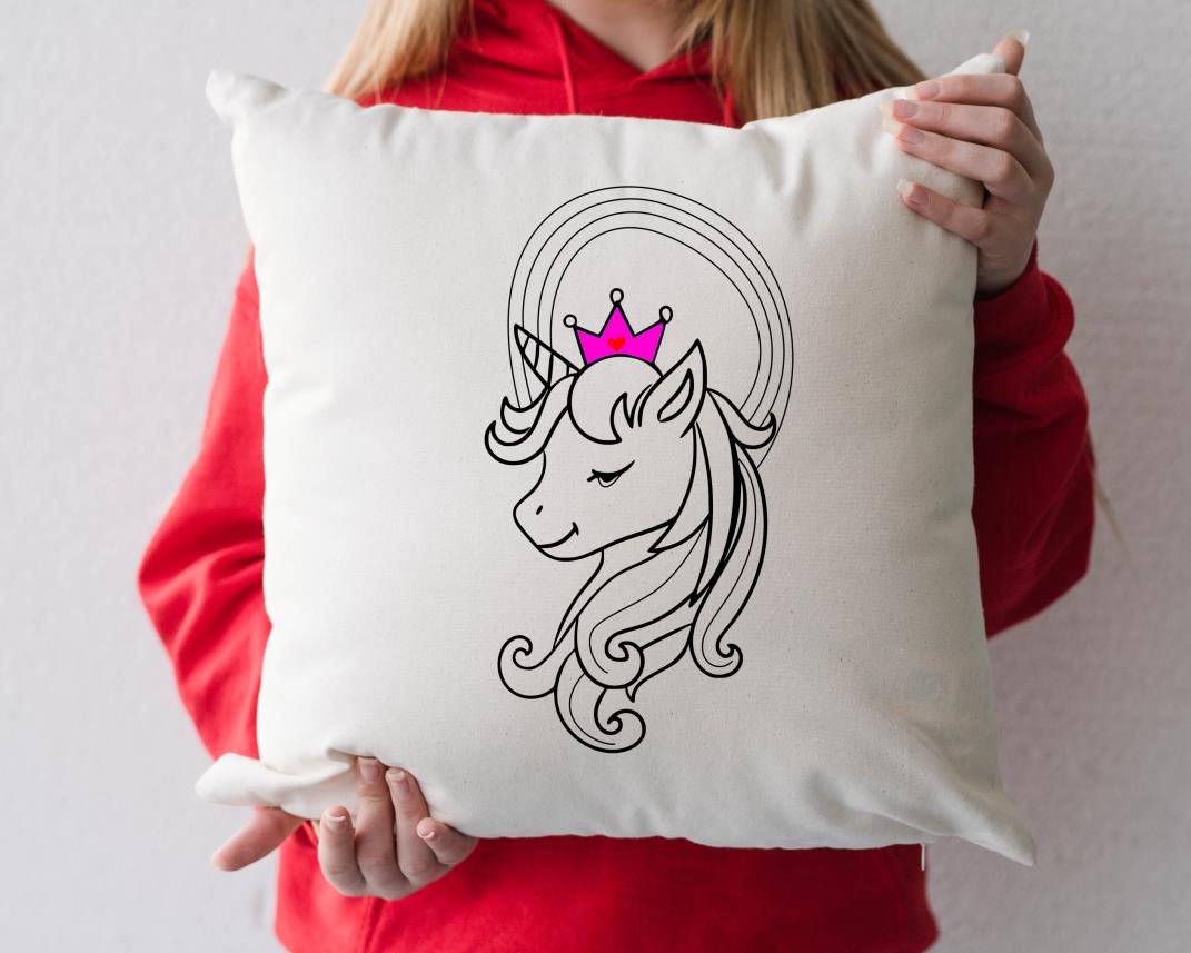 CoolKousky polštářomalovánka jednorožec
