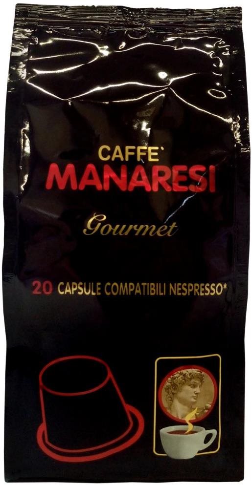 Manaresi kávové kapsle pro Nespresso přístroje.