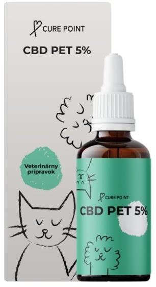 Cure Point CBD PET 5% Olej pro psy 10 ml