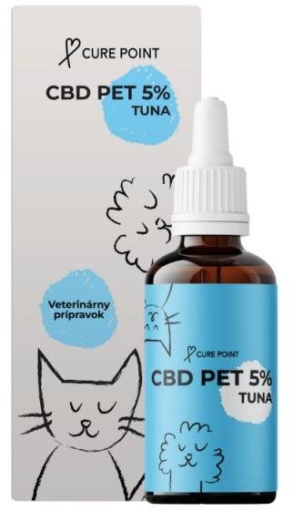Cure Point CBD PET 5% Olej pro psy Tuna 10 ml