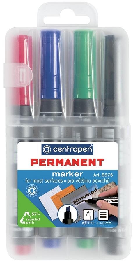 CENTROPEN značkovač permanentní 8576 4 ks