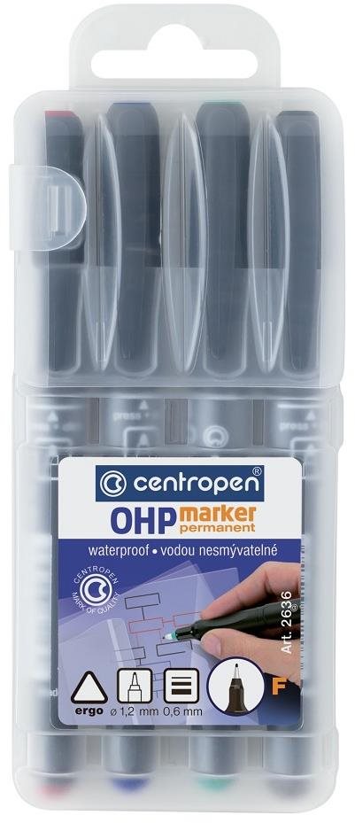 CENTROPEN popisovač 2636 F 4 ks
