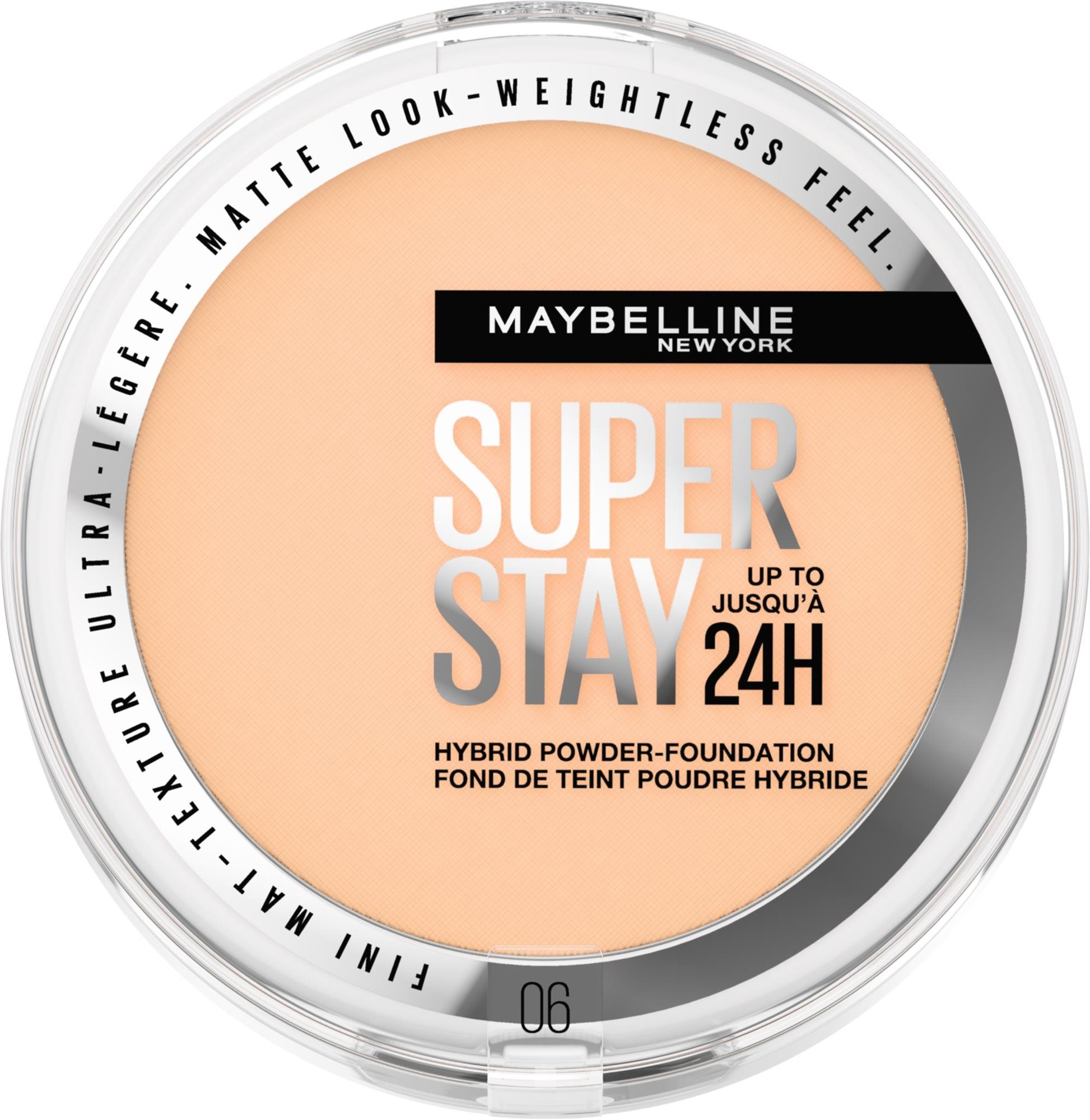 MAYBELLINE NEW YORK SuperStay 24H Hybrid Powder-Foundation 06 make-up v pudru, 9 g