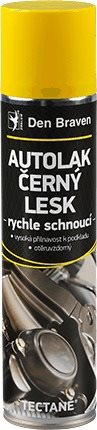 Den Braven Autolak černý lesk 400ml TECTANE
