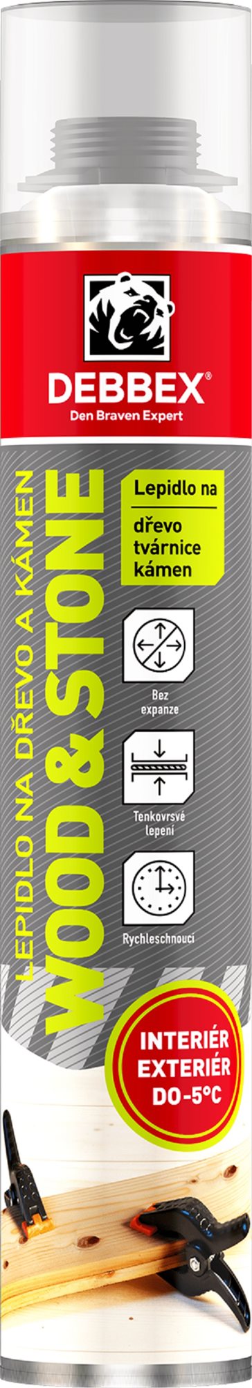 Den Braven Lepidlo na dřevo a kámen WOOD & STONE D4