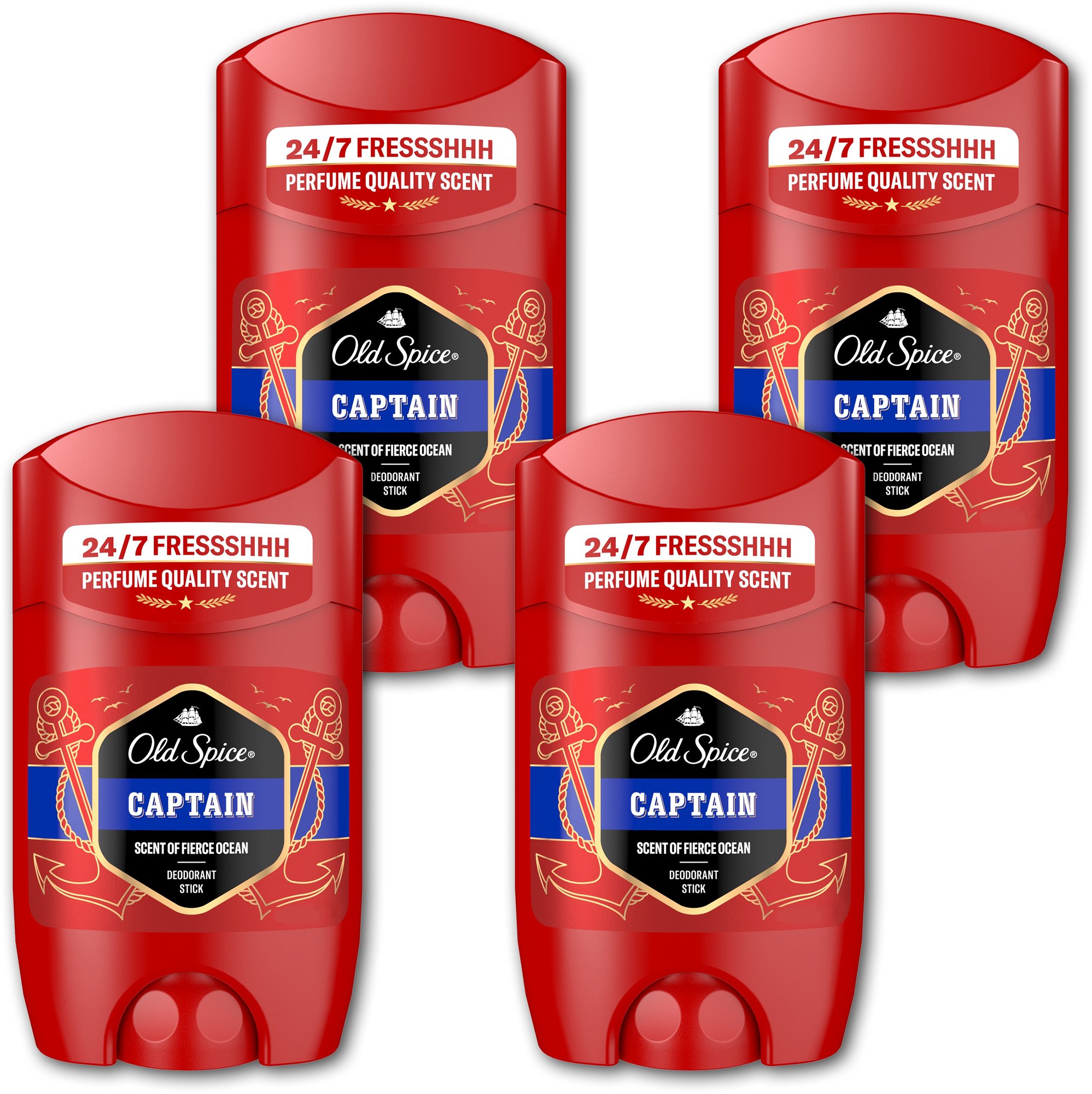 OLD SPICE Captain 4× 50 ml