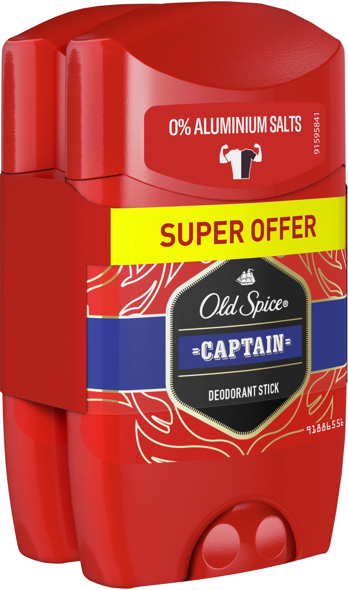 Old spice Captain Tuhý deodorant 2x50ml