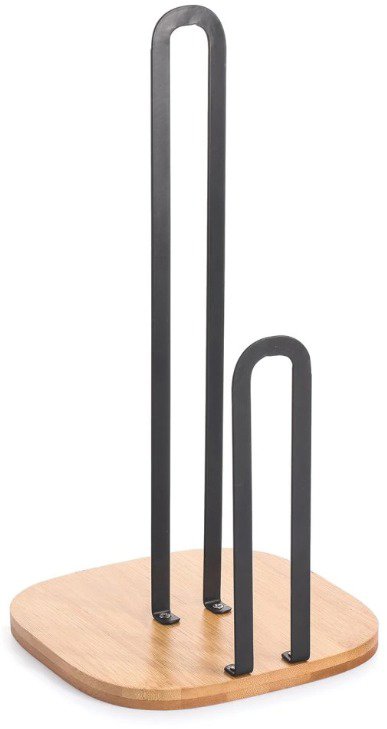 MSV Držák na kuchyňské papírové utěrky Elie, matný černý