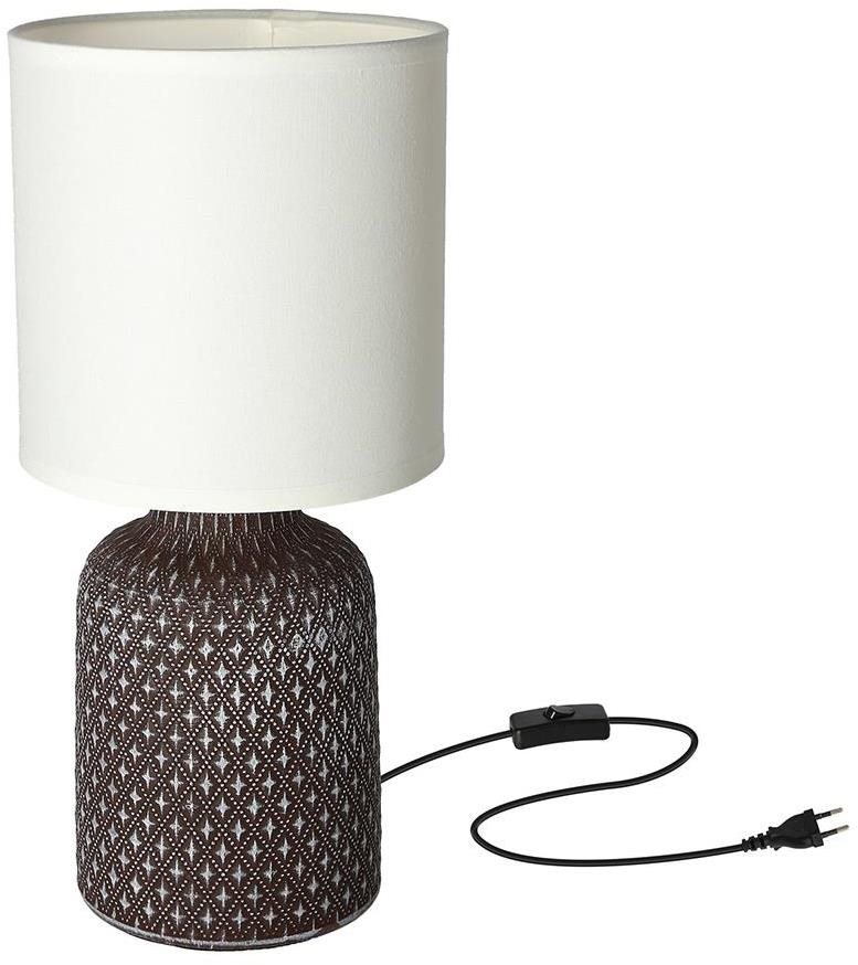 Stolní lampa INER 1xE14/40W/230V hnědá