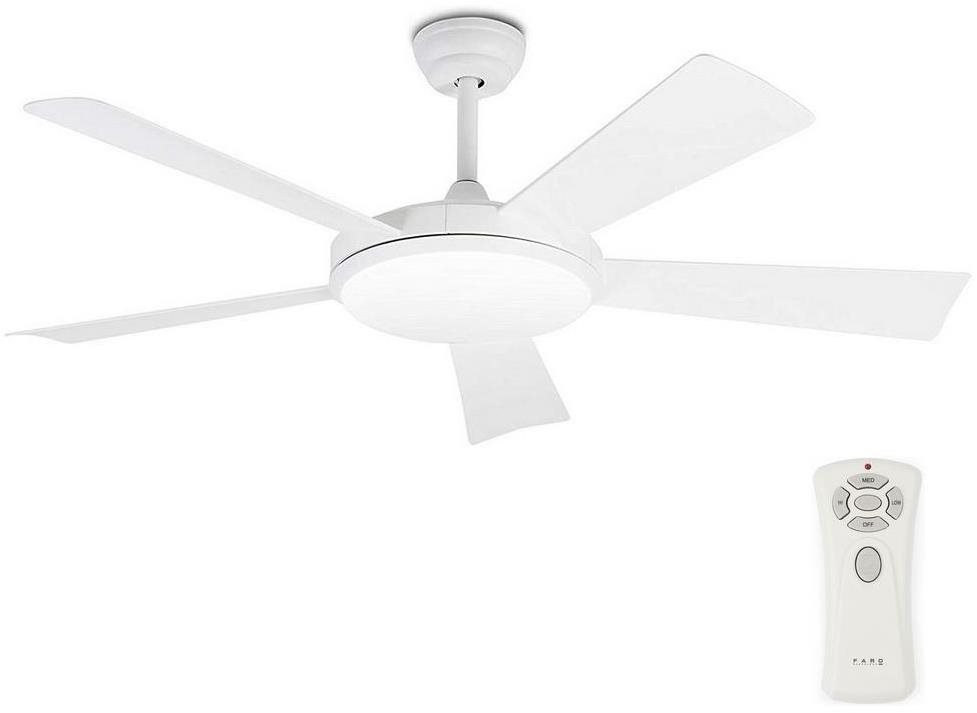 FARO 33803 - LED Stropní ventilátor SAONA LED/24W/230V bílá