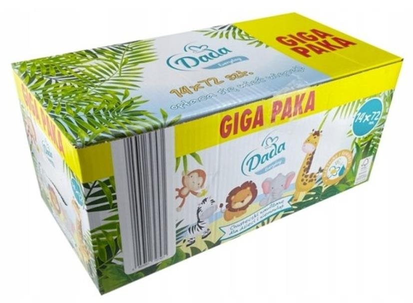 Dada Vlhčené ubrousky Everyday 14 × 72 ks