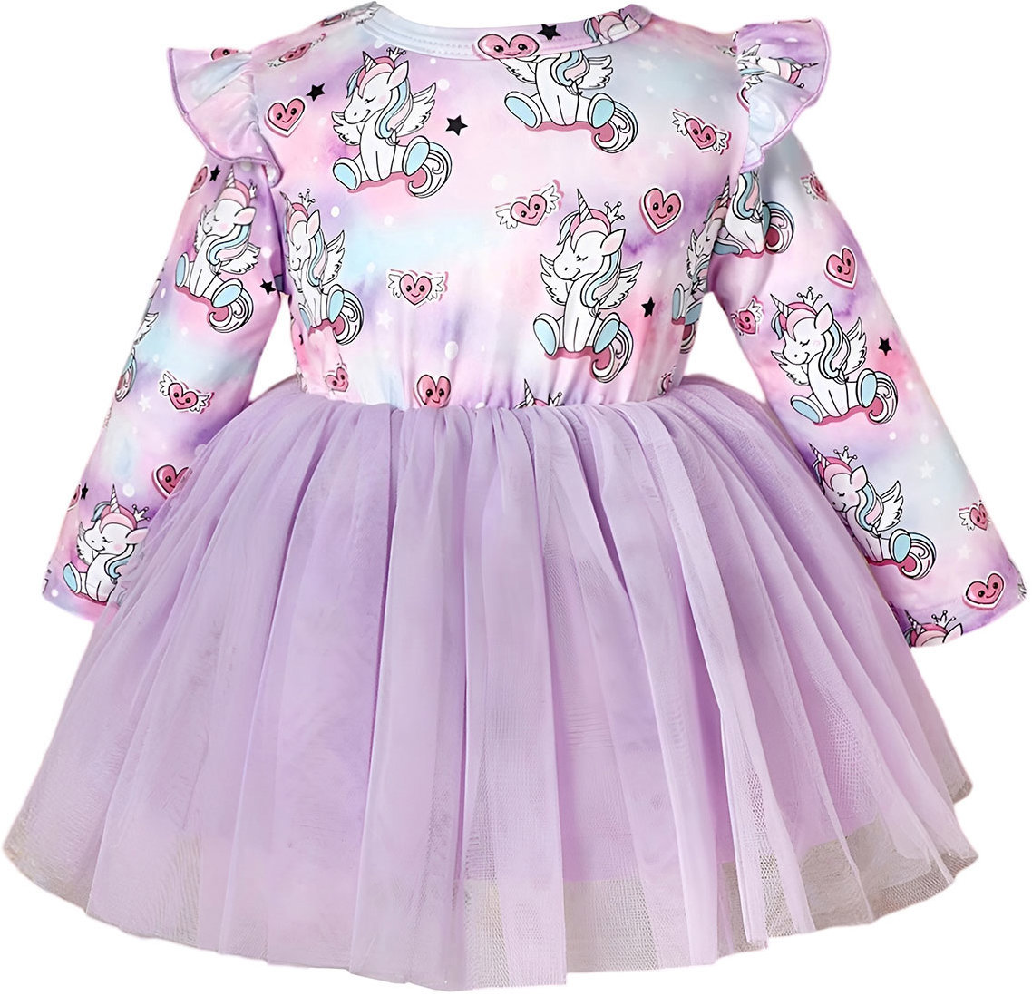 Baby Nellys Šaty s tutu sukní vel. 98 - Jednorožec