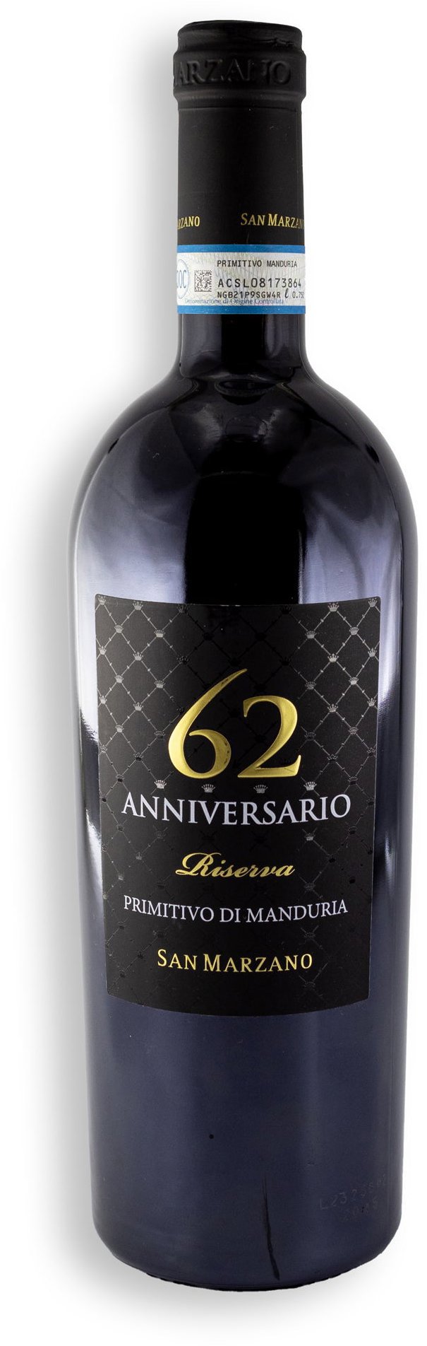 Anniversario 62 Primitivo di Manduria DOP Riserva 0,75 l 14% vol.
