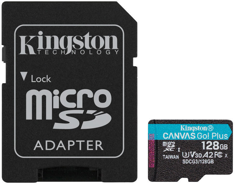 Kingston microSDXC Canvas Go Plus Gen4 128GB