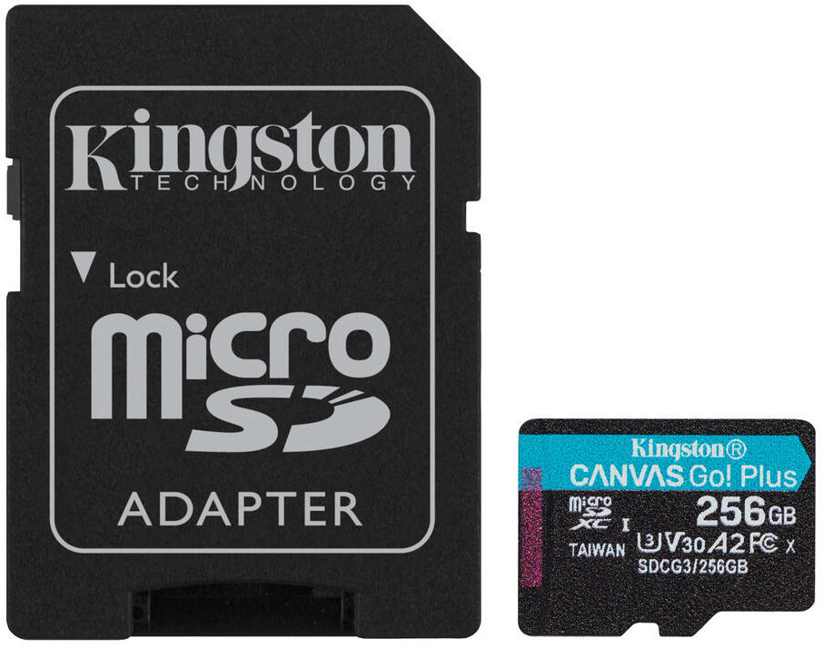 Kingston microSDXC Canvas Go Plus Gen4 256GB