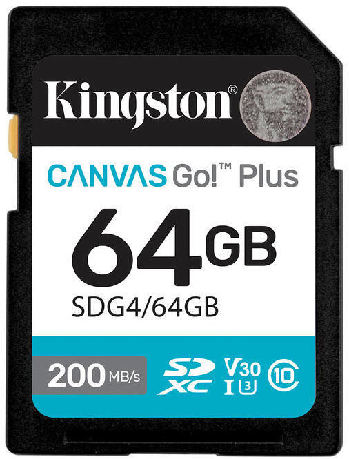 Kingston SDXC Canvas Go Plus Gen4 64GB