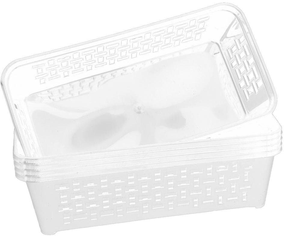 DuraHome Košík, DOMINO 2, bílý, 5 ks