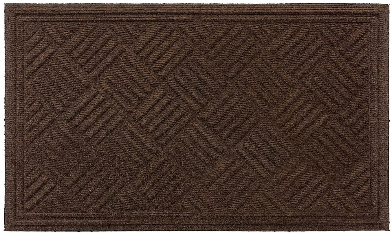 DuraHome Rohož guma & pp, Velvet, 45 × 75 cm, hnědá