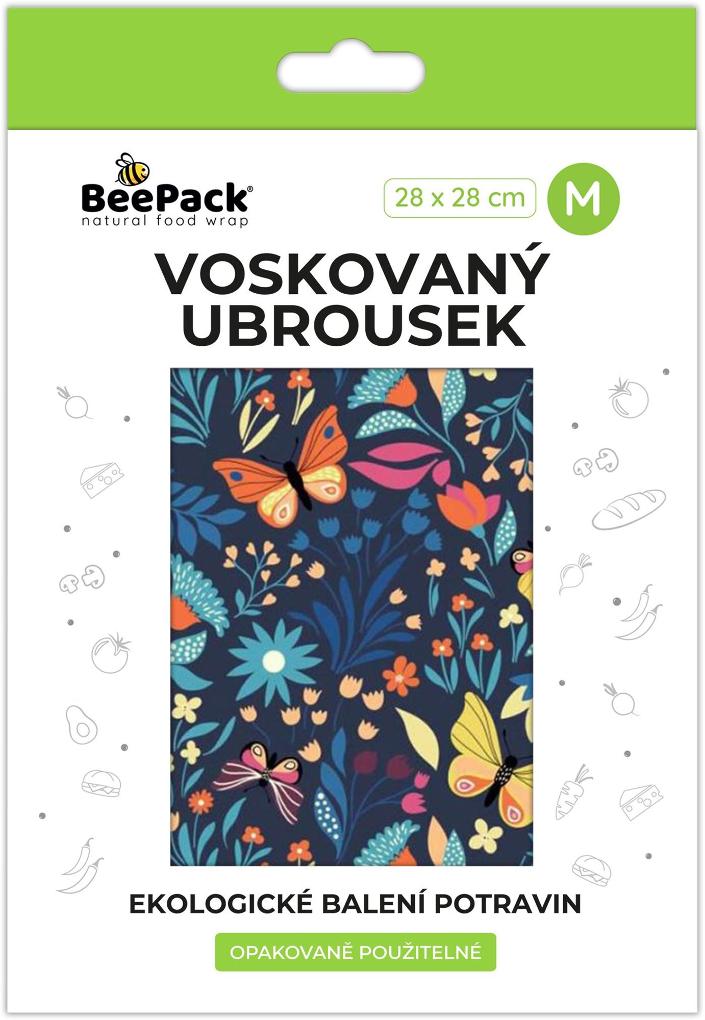 BEEPACK Voskovaný ubrousek Večerní les, M