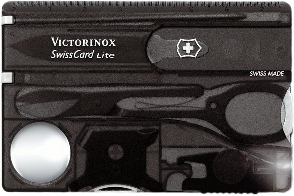 Victorinox Swiss Card Lite Translucent černý