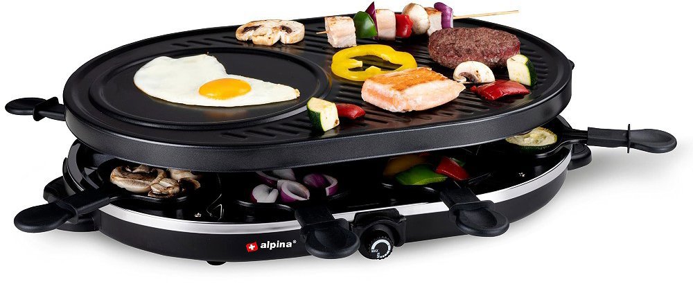 EDCO Elektrický gril + raclette multifunkční 1200 W