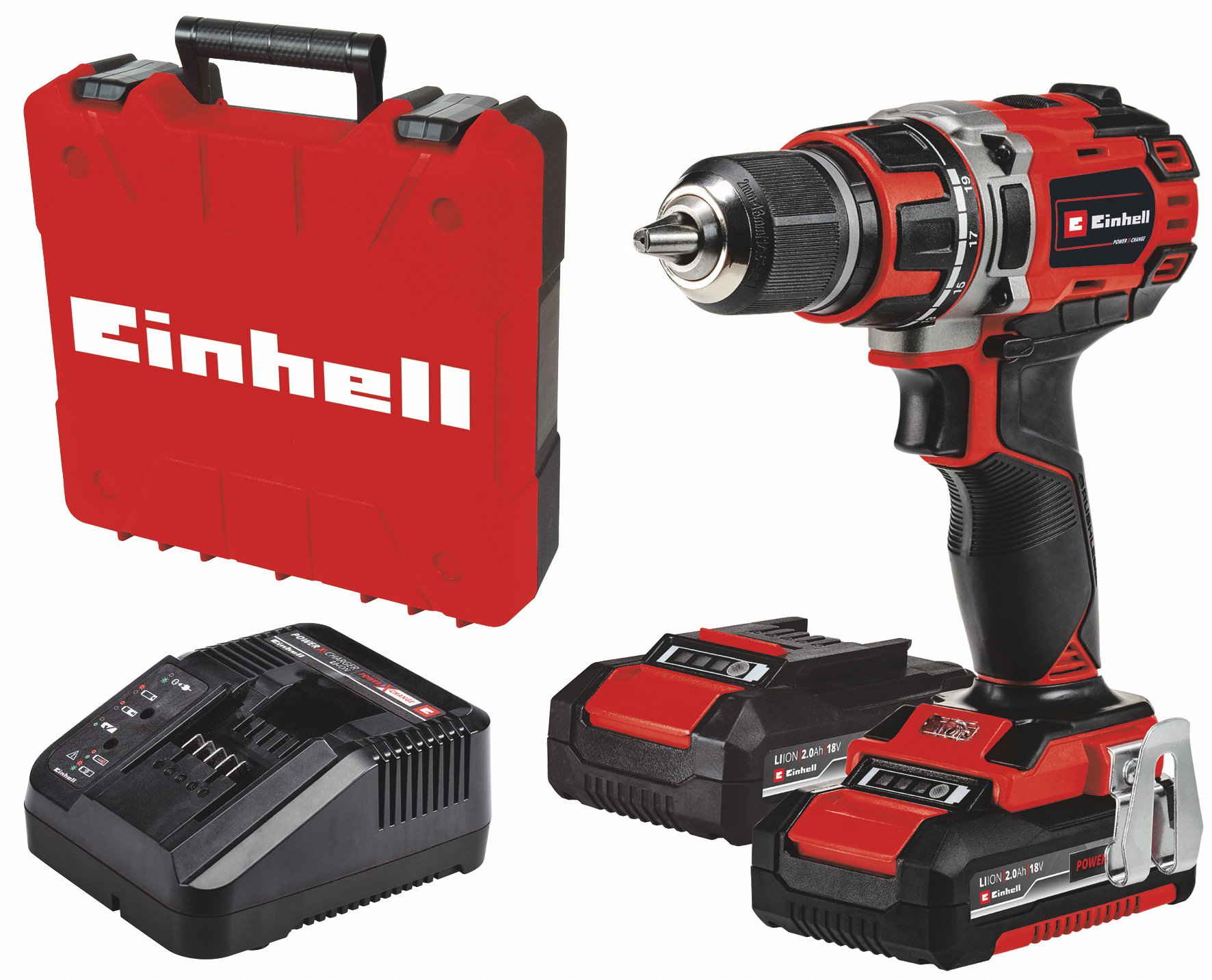 EINHELL Professional Vrtačka AKU TP-CD 18/50 Li BL, 4513896 (2x2 Ah)