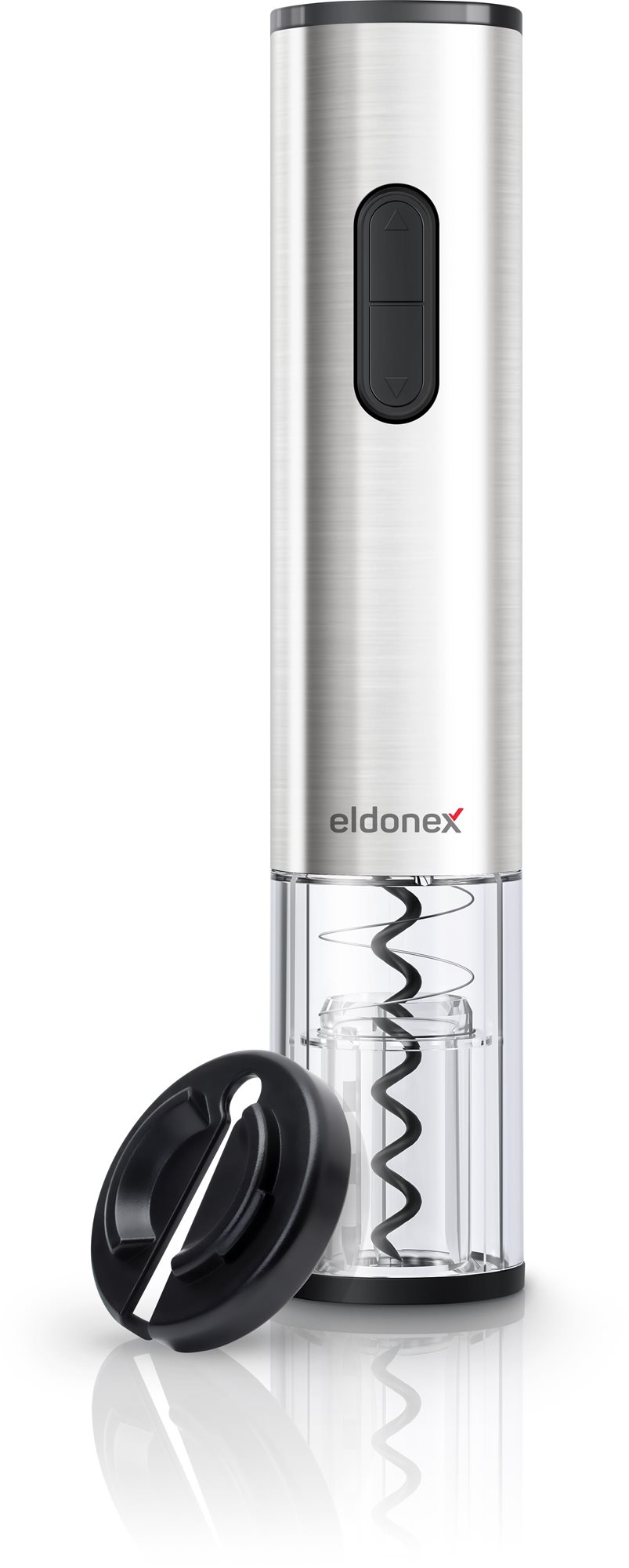 ELDONEX WineSpin Premium elektrický otvírák na víno, stříbrný