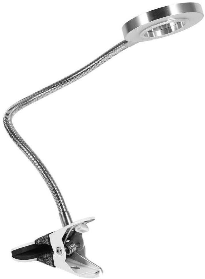 Verk 15753 Lampa s klipem USB 24 LED bílá