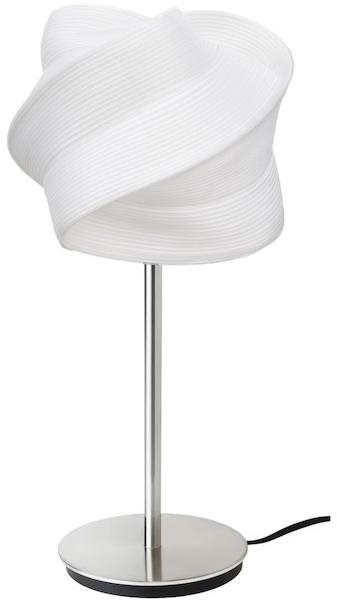 td_lamps Zippoo Stolní lampa ze zipu, bílá