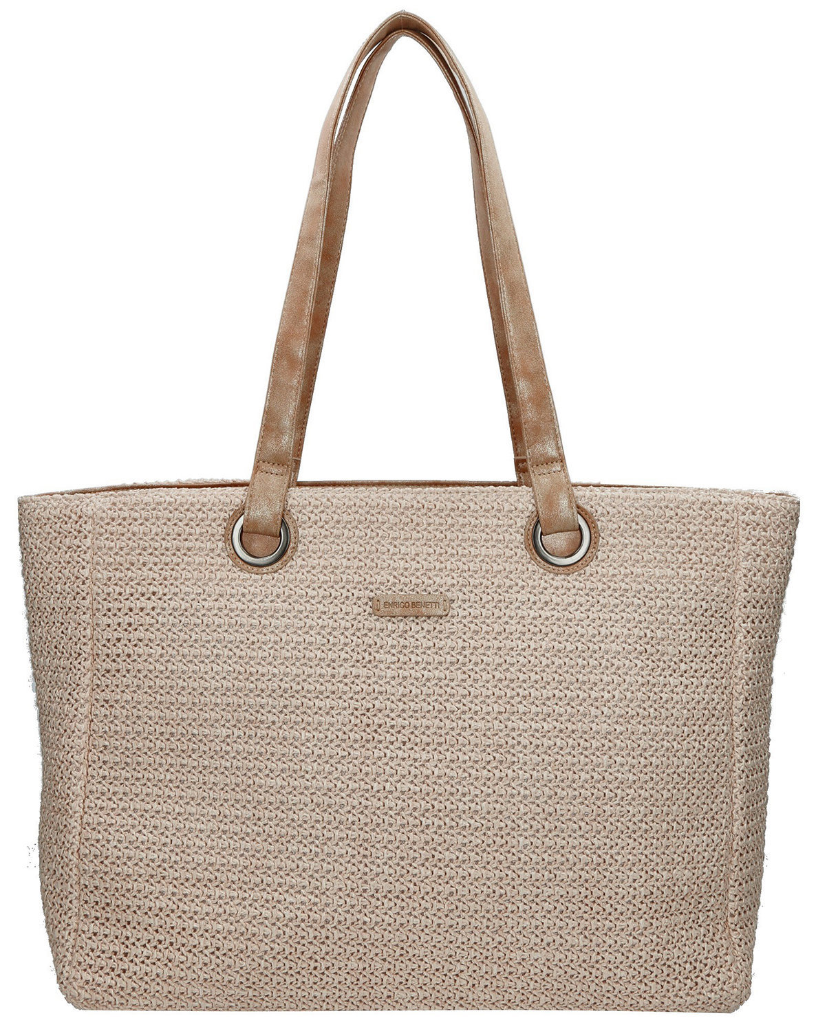 Enrico Benetti Ibiza shopper tmavě béžová