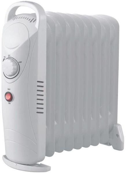 Entac Malý olejový radiátor, 1000 W, termostat, 9 žeber